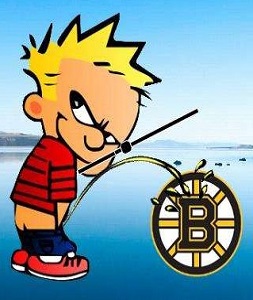 Piss On Boston Bruins - Funny Picture