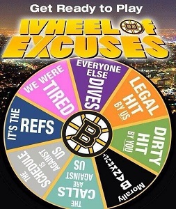 Boston Bruins Wheels Of Excuses Image