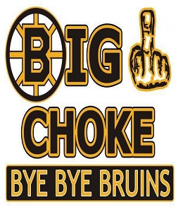 Boston Bruins Choke - Bye Bye