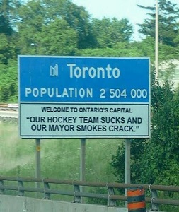 Maple Leafs Suck And Mayor Smokes Crack