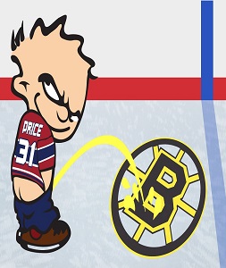 Carey Price Piss On Boston Bruins